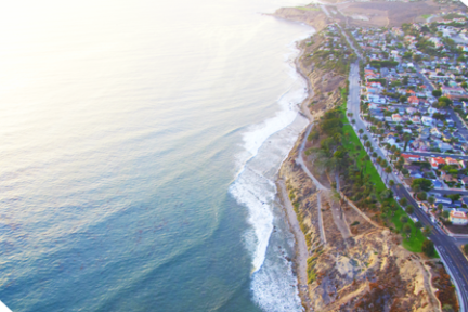 a close up of some water