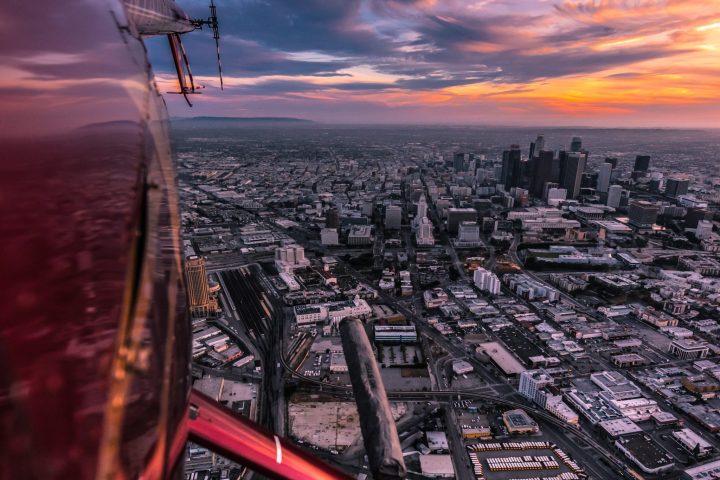 Aerial View Helicopter Tour LA