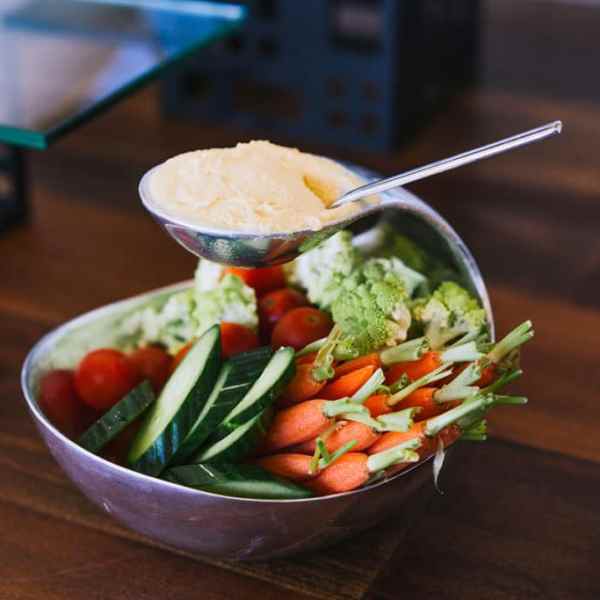 a plate of food on a table