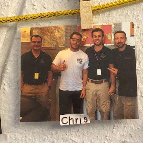 a group of people posing for a photo