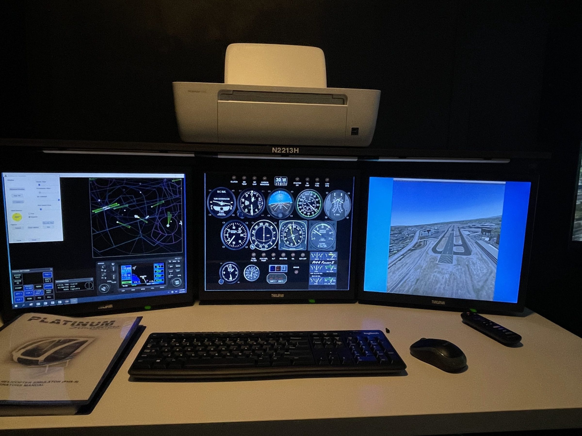 a desktop computer monitor sitting on top of a desk