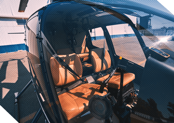 Treinamento de helicóptero para estudantes internacionais