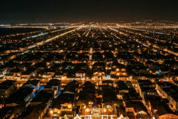 a group of fireworks in the sky